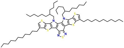 12,13-Bis(2-butyloctyl)-3,9-diundecyl-12,13-dihydro-[1,2,5]thiadiazolo[3,4-e]thieno[2'',3'':4',5']thieno[2',3':4,5]pyrrolo[3,2-g]thieno[2',3':4,5]thieno[3,2-b]indole