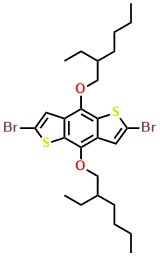 2,6-Dibromo-4,8-bis((2-ethylhexyl)oxy)benzo[1,2-b:4,5-b']dithiophene