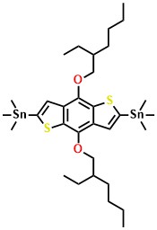 (4,8-Bis((2-ethylhexyl)oxy)benzo[1,2-b:4,5-b']dithiophene-2,6-diyl)bis(trimethylstannane)