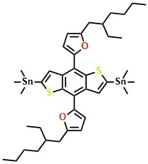 (4,8-Bis(5-(2-ethylhexyl)furan-2-yl)benzo[1,2-b:4,5-b']dithiophene-2,6-diyl)bis(trimethylstannane)