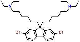6,6'-(2,7-Dibromo-9H-fluorene-9,9-diyl)bis(N,N-diethylhexan-1-amine)
