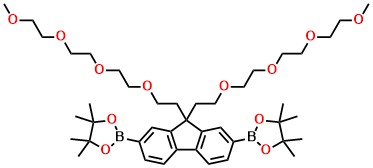 2,2'-(9,9-Di(2,5,8,11-tetraoxatridecan-13-yl)-9H-fluorene-2,7-diyl)bis(4,4,5,5-tetramethyl-1,3,2-dioxaborolane)