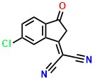 2-(6-Chloro-3-oxo-2,3-dihydro-1H-inden-1-ylidene)malononitrile