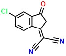 2-(5-Chloro-3-oxo-2,3-dihydro-1H-inden-1-ylidene)malononitrile