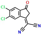 2-(5,6-Dichloro-3-oxo-2,3-dihydro-1H-inden-1-ylidene)malononitrile