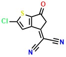 2-(2-Chloro-6-oxo-5,6-dihydro-4H-cyclopenta[b]thiophen-4-ylidene)malononitrile