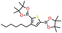 2,2'-(3-Hexylthiophene-2,5-diyl)bis(4,4,5,5-tetramethyl-1,3,2-dioxaborolane)