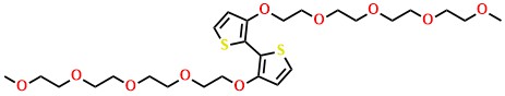 13,13'-[[2,2'-Bithiophene]-3,3'-diylbis(oxy)]bis[2,5,8,11-tetraoxatridecane]