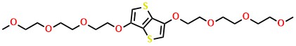Thieno[3,2-b]thiophene, 3,6-bis[2-[2-(2-methoxyethoxy)ethoxy]ethoxy]-