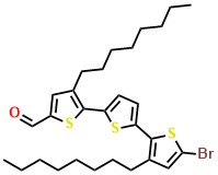 5''-Bromo-3,3''-dioctyl-[2,2':5',2''-terthiophene]-5-carbaldehyde