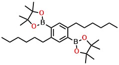 2,2'-(2,5-Dihexyl-1,4-phenylene)bis(4,4,5,5-tetramethyl-1,3,2-dioxaborolane)