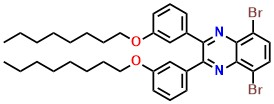 5,8-Dibromo-2,3-bis(3-(octyloxy)phenyl)quinoxaline