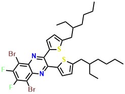 5,8-Dibromo-2,3-bis(5-(2-ethylhexyl)thiophen-2-yl)-6,7-difluoroquinoxaline