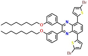 Quinoxaline, 5,8-bis(5-bromo-2-thienyl)-2,3-bis[3-(octyloxy)phenyl]-