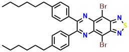 4,9-Dibromo-6,7-bis(4-hexylphenyl)-[1,2,5]thiadiazolo[3,4-g]quinoxaline