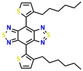 4,8-bis(3-thiophen-2-yl)benzo[1,2-c:4,5-c']bis[1,2,5]thiadiazole