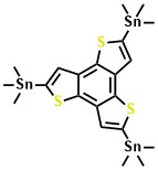 2,5,8-Tris(trimethylstannyl)benzo[1,2-b:3,4-b':5,6-b'']trithiophene