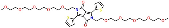 2,5-Di(2,5,8,11,14-pentaoxahexadecan-16-yl)-3,6-di(thiophen-2-yl)-2,5-dihydropyrrolo[3,4-c]pyrrole-1,4-dione