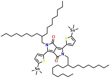 2,5-Bis(2-octyldecyl)-3,6-bis(5-(trimethylstannyl)thiophen-2-yl)-2,5-dihydropyrrolo[3,4-c]pyrrole-1,4-dione