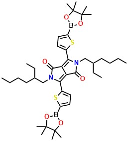 2,5-Bis(2-ethylhexyl)-3,6-bis(5-(4,4,5,5-tetramethyl-1,3,2-dioxaborolan-2-yl)thiophen-2-yl)pyrrolo[3,4-c]pyrrole-1,4(2H,5H)-dione,