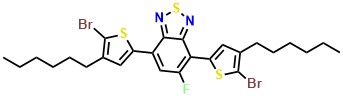 2,1,3-Benzothiadiazole, 4,7-bis(5-bromo-4-hexyl-2-thienyl)-5-fluoro-