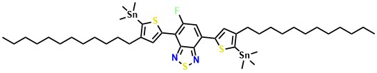 4,7-bis[4-dodecyl-5-(trimethylstannyl)-2-thienyl]-5-fluoro-2,1,3-Benzothiadiazole