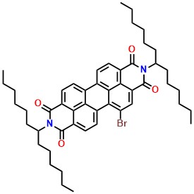 5-Bromo-2,9-bis(1-hexylheptyl)anthra[2,1,9-def:6,5,10-d'e'f']diisoquinoline-1,3,8,10(2H,9H)-tetrone