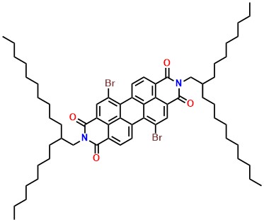 5,12-Dibromo-2,9-bis(2-octyldodecyl)anthra[2,1,9-def:6,5,10-d'e'f']diisoquinoline-1,3,8,10(2H,9H)-tetraone