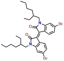 6,6'-Dibromo-1,1'-bis(2-ethylhexyl)-[3,3'-biindolinylidene]-2,2'-dione