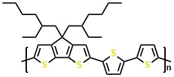 POly[[4,4-bis(2-ethylhexyl)-4H-cyclopenta[2,1-b:3,4-b']dithiophene-2,6-diyl][2,2'-bithiophene]-5,5'-diyl]