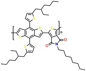 [(5,6-dihydro-5-octyl-4,6-dioxo-4H-thieno[3,4-c]pyrrole-1,3-diyl)[4,8-bis[5-(2-ethylhexyl)-2-thienyl]benzo[1,2-b:4,5-b']dithiophene-2,6-diyl]]