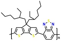 Poly[2,6-(4,4-bis-(2-ethylhexyl)-4H-cyclopenta[2,1-b;3,4-b']dithiophene)-alt-4,7(2,1,3-benzothiadiazole)]
