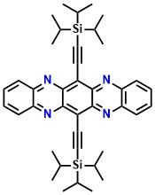 6,13-bis((triisopropylsilyl)ethynyl)quinoxalino[2,3-b]phenazine