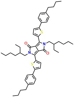 Pyrrolo[3,4-c]pyrrole-1,4-dione, 3,6-bis[5-(4-butylphenyl)-2-thienyl]-2,5-bis(2-ethylhexyl)-2,5-dihydro-