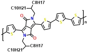 Poly{2,2'-[(2,5-bis(2-octyldodecyl)-3,6-dioxo-2,3,5,6- tetrahydropyrrolo[3,4-c]pyrrole-1,4-diyl)]dithiophene-5,5'-diyl-alt-2,2'-bithiophene-5,5'-diyl}