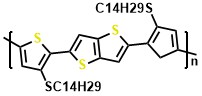 2-(4-methyl-2-(tetradecylthio)cyclopenta-1,3-dien-1-yl)-5-(5-methyl-3-(tetradecylthio)thiophen-2-yl)thieno[3,2-b]thiophene
