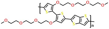 Poly[thieno[3,2-b]thiophene-2,5-diyl[3,3'-bis[2-[2-(2-methoxyethoxy)ethoxy]ethoxy][2,2'-bithiophene]-5,5'-diyl]]