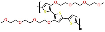 Poly[3,3‘-bis[2-[2-(2-methoxyethoxy)ethoxy]ethoxy]-2,2‘:5‘,2‘‘-terthiophene-5,5‘‘-diyl]
