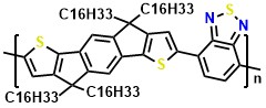 Poly[2,1,3-benzothiadiazole-4,7-diyl(4,4,9,9-tetrahexadecyl-4,9-dihydro-s-indaceno[1,2-b:5,6-b']dithiophene-2,7-diyl)]