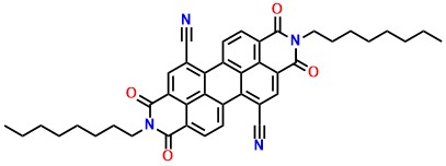 2,9-dioctyl-1,3,8,10-tetraoxo-1,2,3,8,9,10-hexahydroanthra[2,1,9-def:6,5,10-d'e'f']diisoquinoline-5,12-dicarbonitrile