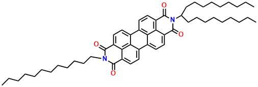 2-dodecyl-9-(nonadecan-10-yl)anthra[2,1,9-def:6,5,10-d'e'f']diisoquinoline-1,3,8,10(2H,9H)-tetraone
