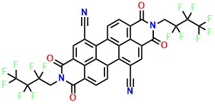 2,9-Bis(2,2,3,3,4,4,4-heptafluorobutyl)-1,3,8,10-tetraoxo-1,2,3,8,9,10-hexahydroanthra[2,1,9-def:6,5,10-d’e’f’]diisoquinoline-5,12-Dicarbonitrile,