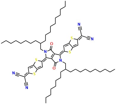 Propanedinitrile, 2,2'-[[2,3,5,6-tetrahydro-2,5-bis(2-octyldodecyl)-3,6-dioxopyrrolo[3,4-c]pyrrole-1,4-diylidene]bis(thieno[3,2-b]thiophene-5,2-diylidene)]bis-