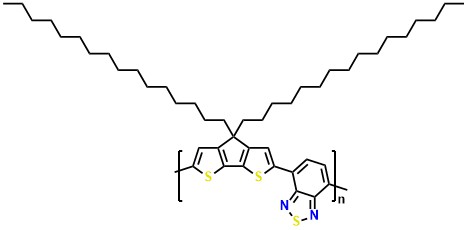 [2,1,3-benzothiadiazole-4,7-diyl(4,4-dihexadecyl-4H-cyclopenta[2,1-b:3,4-b']dithiophene-2,6-diyl)]