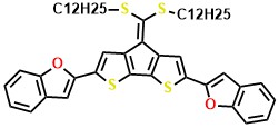 2,2'-(4-(bis(dodecylthio)methylene)-4H-cyclopenta[2,1-b:3,4-b']dithiophene-2,6-diyl)bis(benzofuran)