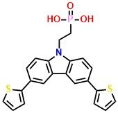 (2-(3,6-di(thiophen-2-yl)-9H-carbazol-9-yl)ethyl)phosphonic acid