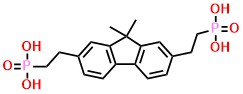 ((9,9-dimethyl-9H-fluorene-2,7-diyl)bis(ethane-2,1-diyl))bis(phosphonic acid)