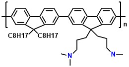Poly[(9,9-bis(3'-(N,N-dimethylamino)propyl)-2,7-fluorene)-alt-2,7-(9,9-dioctylfluorene)]