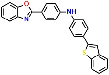 Benzenamine, 4- benzo[b]thien-2-yl-N-[4- (2-benzoxazolyl)phenyl]-