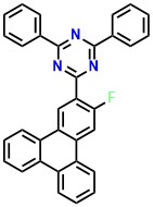2-(3-fluoro-2-triphenylenyl)-4,6-diphenyl 1,3,5-Triazine